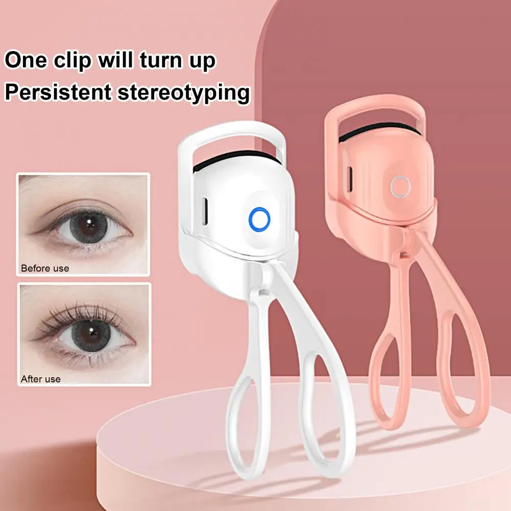 

Durable Electric Eyelash Curler Soft Silicone Pad Eyelash Curler Tool Close Bite Eye Beauty Makeup Electric Eyelash Curler