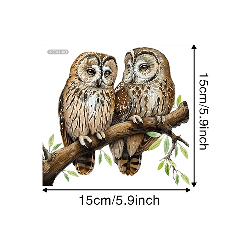 

ПВХ наклейка на стену "Мультяшная ветка совы"