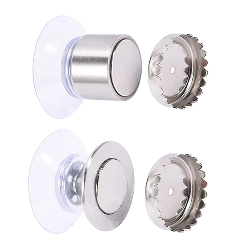 

Magnetic Soap Dish, 2Pcs Magnetic Soap Dish No Drilling, No Nails And No Glue, Vacuum Adsorption, Suitable For Kitchen