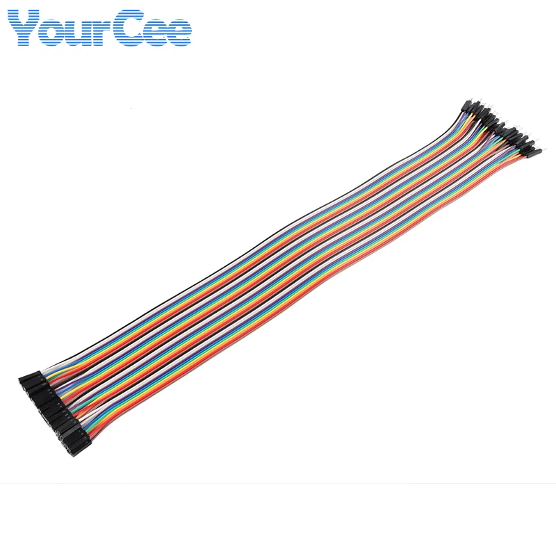 

Кабель Dupond 40 см, провод 40p, ленточный кабель «гнездо-гнездо», «штырь-штырь», провод