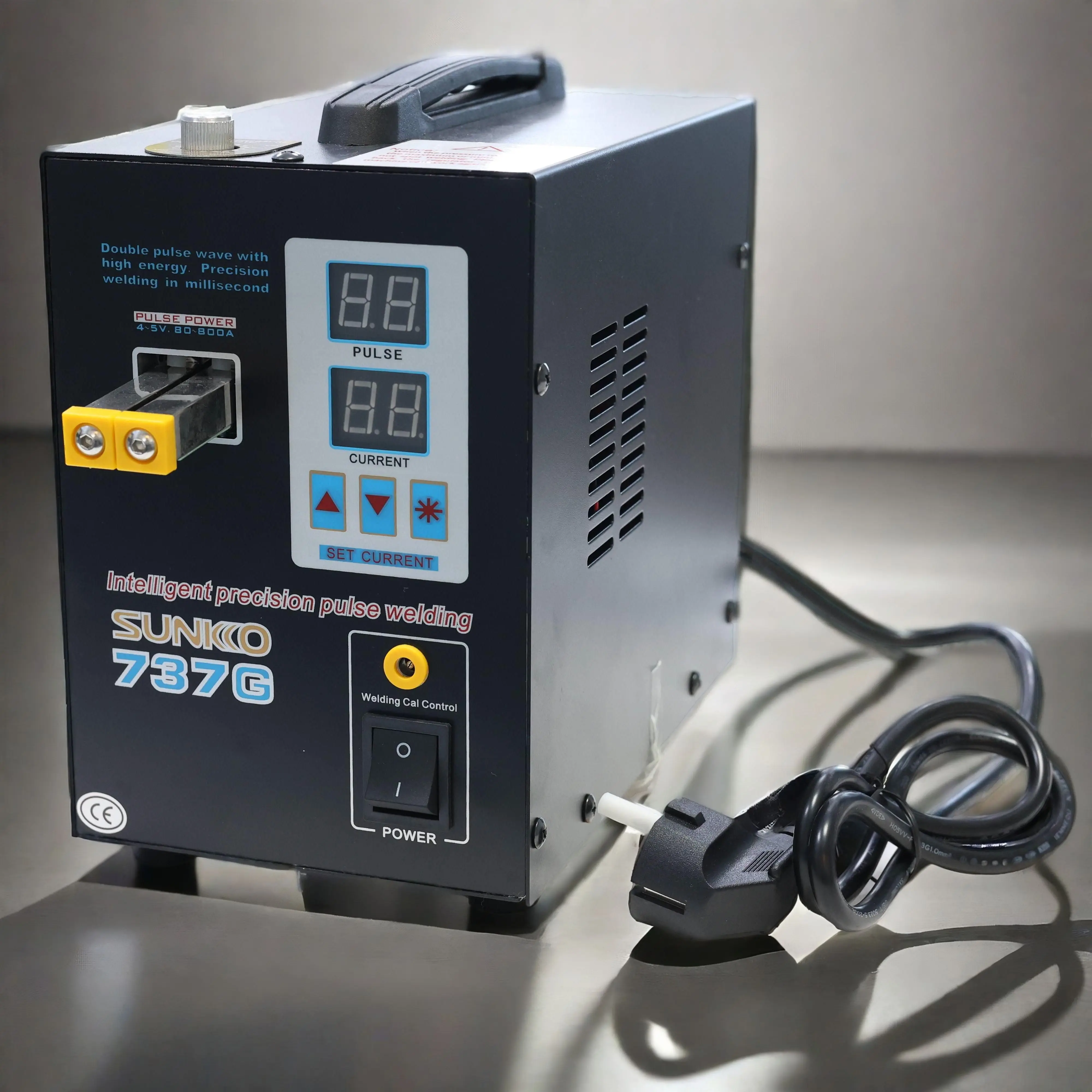 SUNKKO 737G Двухрежимная педаль 18650 батарея точечный сварщик двойной импульсный