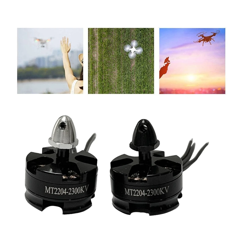 MT2204 2206 2300KV Бесщеточный двигатель CW CCW для RC FPV дронов QAV 180 210 250 A Прочный Простой в