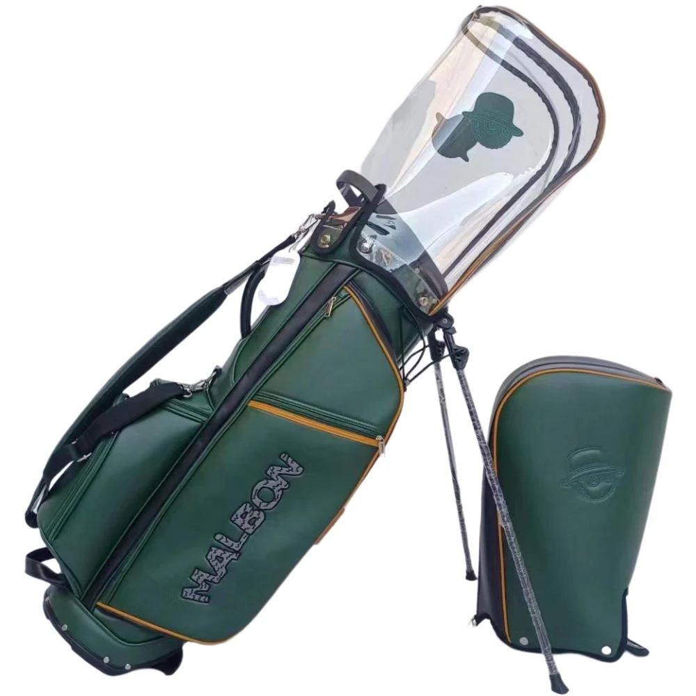 2023 New Golf Stand Caddy Bag Standard Rack Green Waterproof  Club Cart Gun Bags