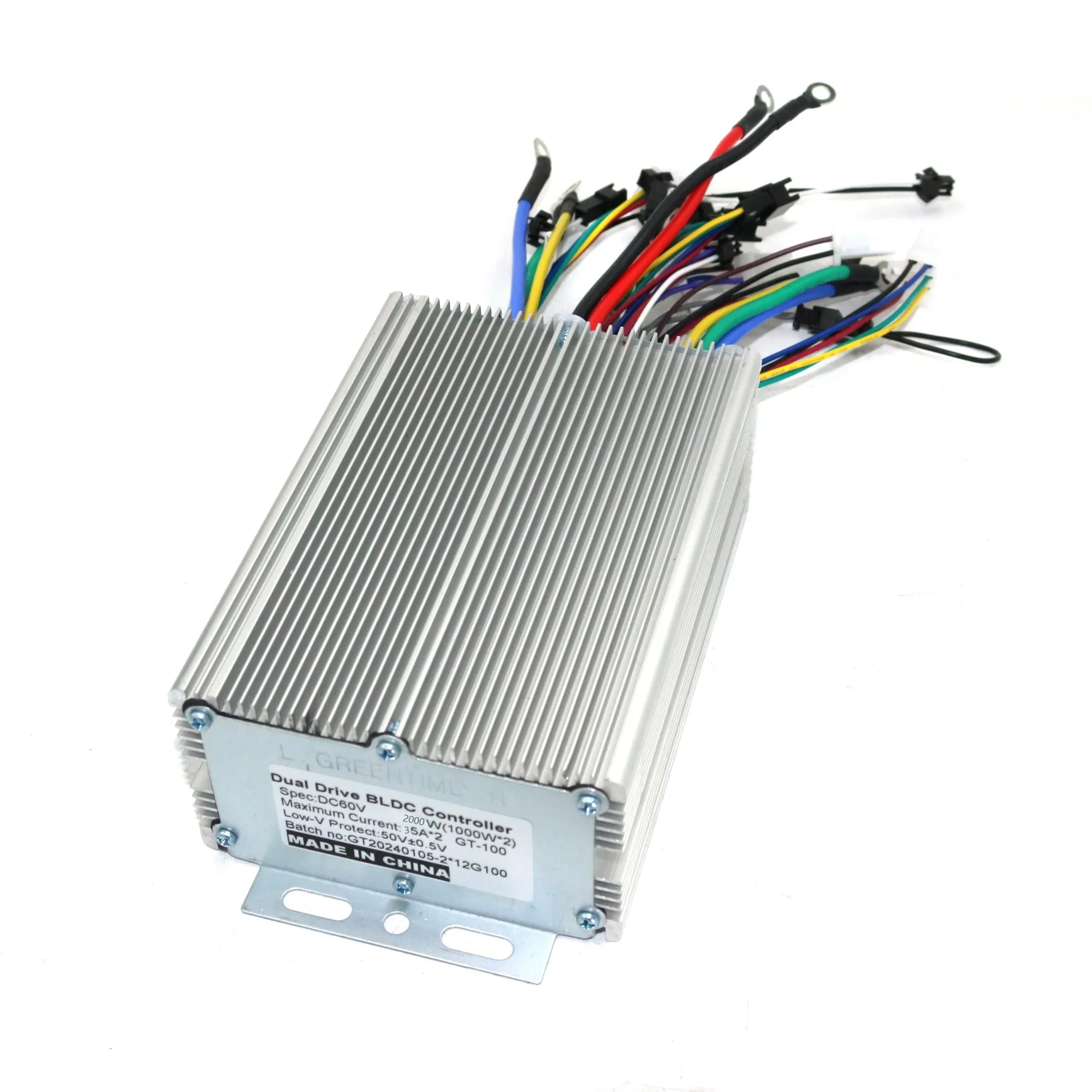 Фото GREENTIME Dual Drive 48/60/72 В 2000 Вт синусоидальный бесщеточный контроллер двигателя постоянного тока электрический скутер драйвер электронного велосипеда и SW900 один комплект №3