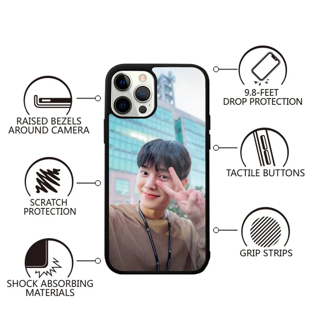 Actor K-Kang S-Song Phone Case For iPhone 16 15 14 13 12 11 Plus Pro Max Mini Magsafe Magnetic Wireless Charging