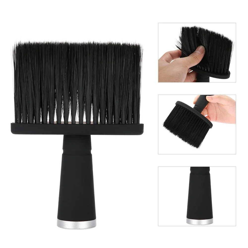 

Pro New Soft Hair Dust Brush Salon Stylist Barber Neck Face Duster Brush Plastic Hairdressing Hairbrush Sweep Comb Styling Tools