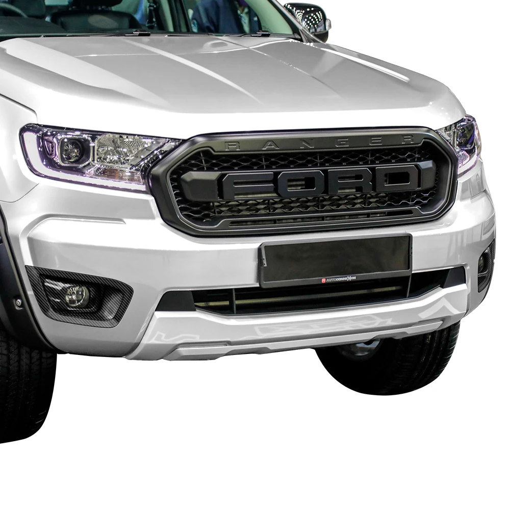 Матовая черная крышка противотуманной фары для Ford Ranger Wildtrak T8 2019 2020 2021 2022 2