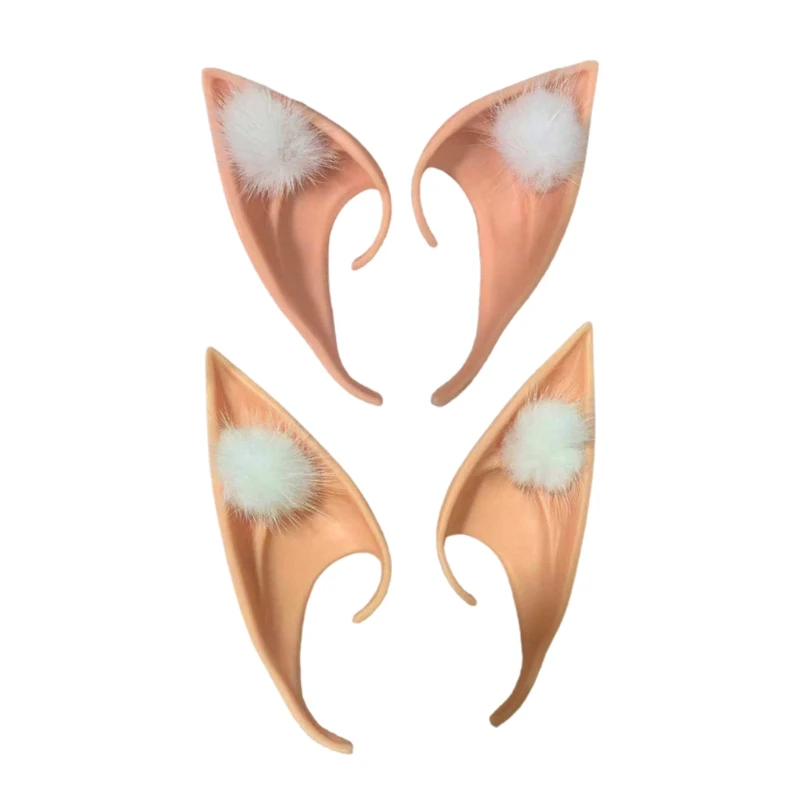 

634C Cosplay Headwear Halloween Elf Ear Christmas Pointed Ears Party Accessories