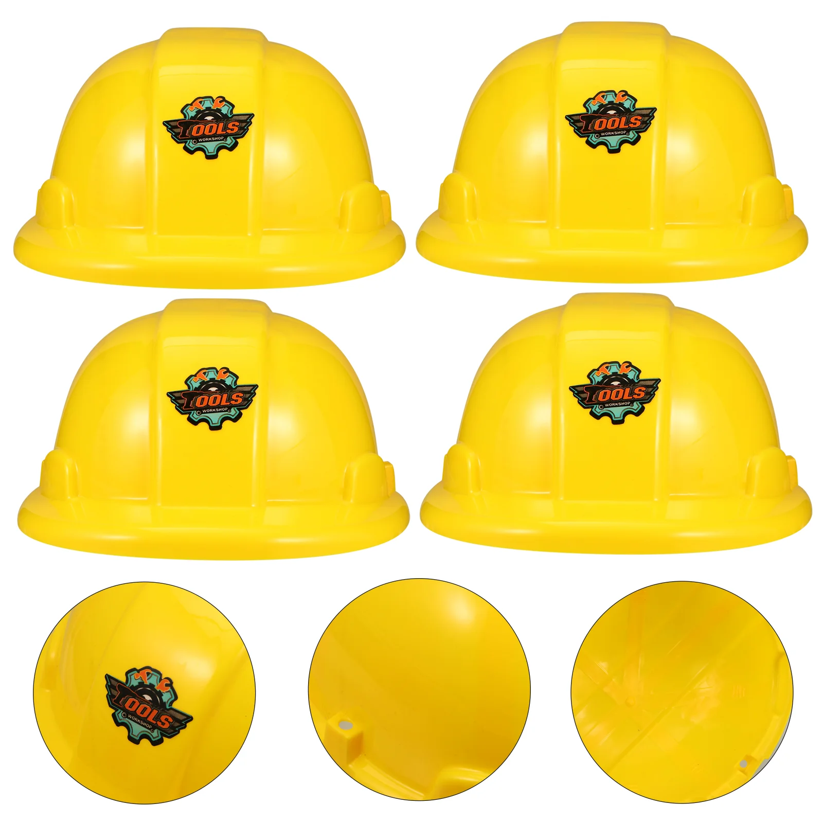 

5 Pcs Toy Engineering Hat Boys Kids Toys Firemen Play Set Fire Hat Construction Hats Plastic Construction Worker Hat Toy Child