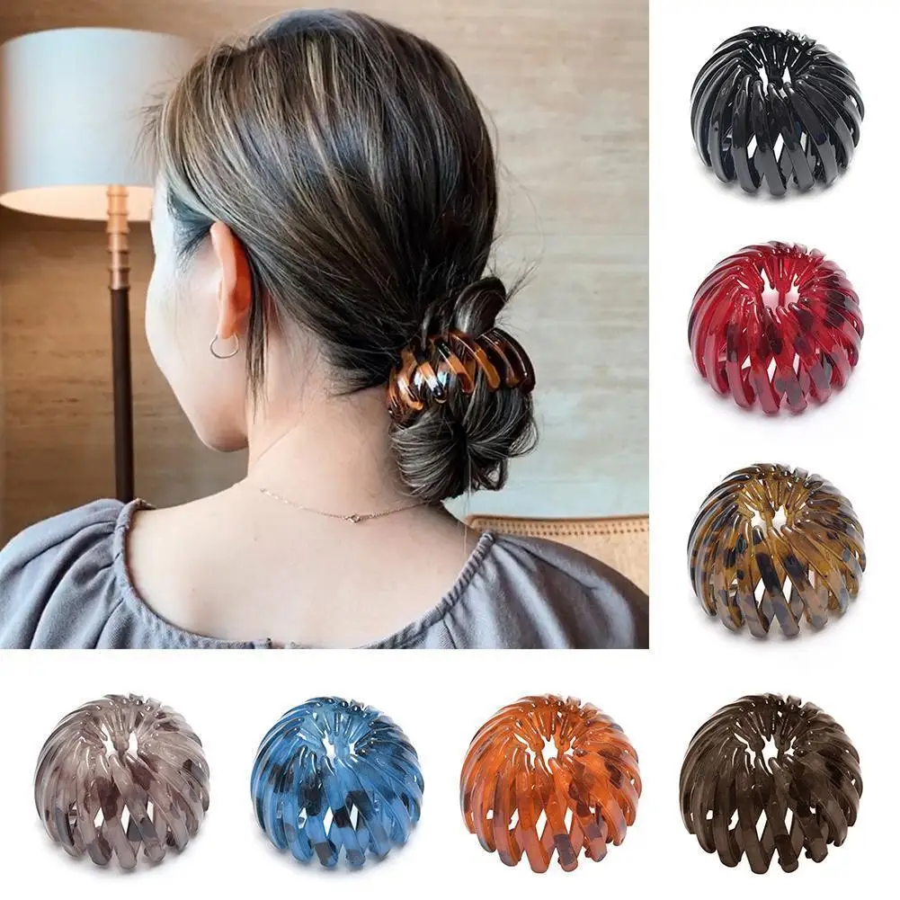 Популярные расширительные заколки для волос в виде птичьего гнезда пластиковые