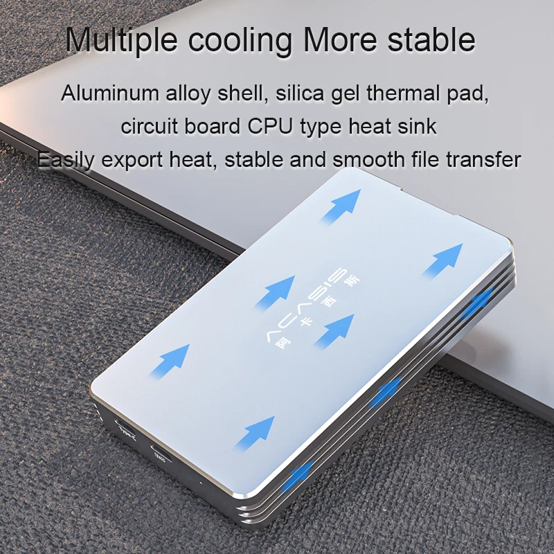 Acasis Thunderbolt 3 Мобильный корпус M.2 NVME твердотельный SSD ноутбук Настольный внешний Type