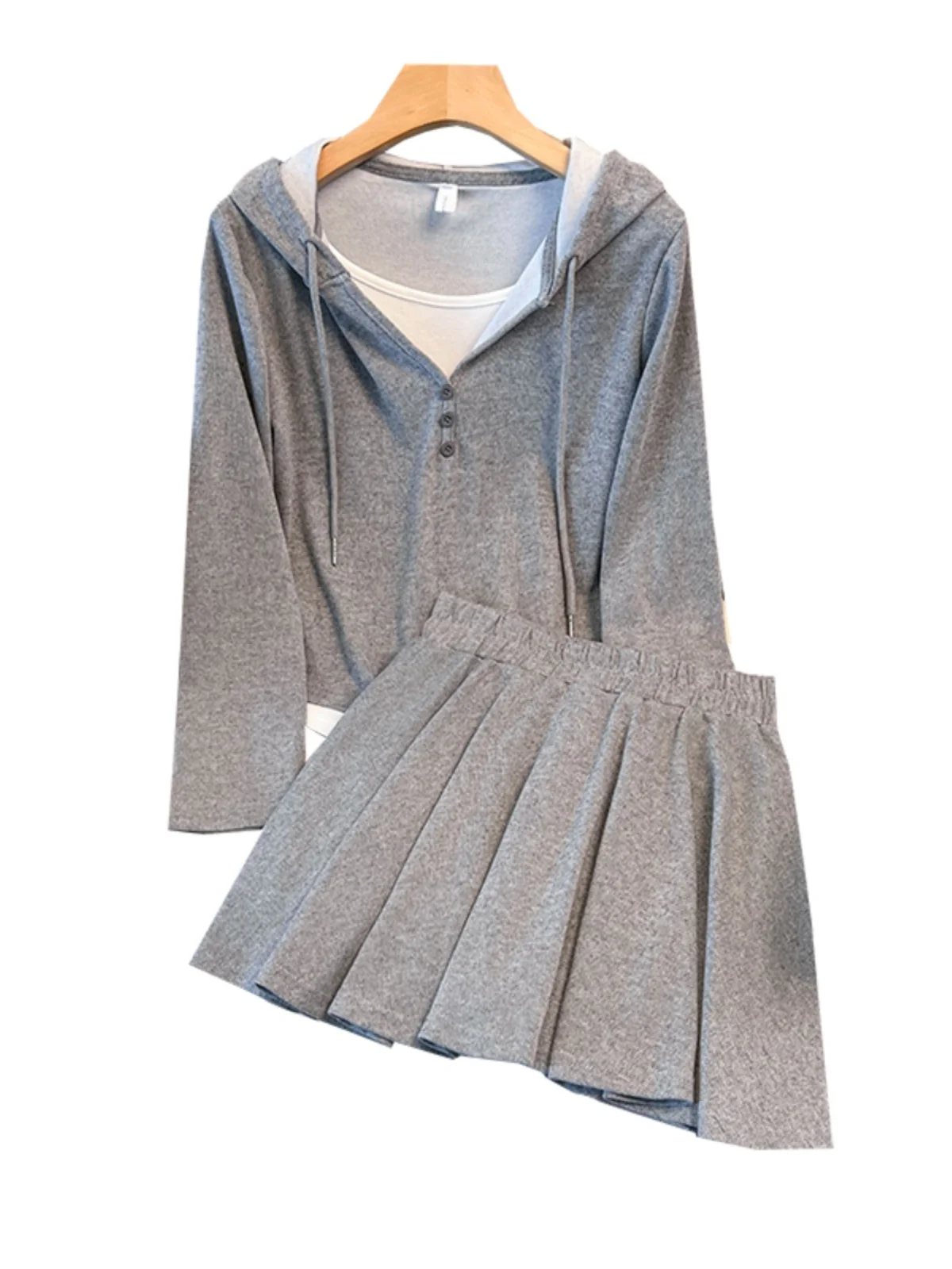 Женский комплект больших размеров на весну и осень корейская серия из двух