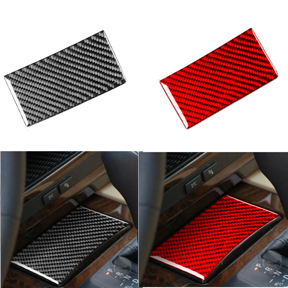 

For BMW 5 Series E60 2004 2005 2006 2007 GearShift Box Ashtray Panel Cover Trim Sticker Carbon Fiber Car Interior Accessories