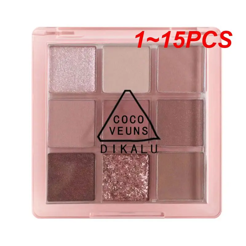 

1~15PCS 4/9Color Matte Glitter Eyeshadow Palette Long Lasting Matte Eye Shadow Palette Eye Pigments With Brush Korean Cosmetics