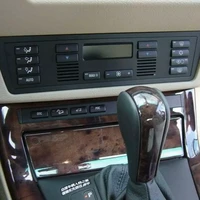 14pcs abspc car air conditioner control switch button for bmw x5e53 e39 ac climate control black accessories protector parts