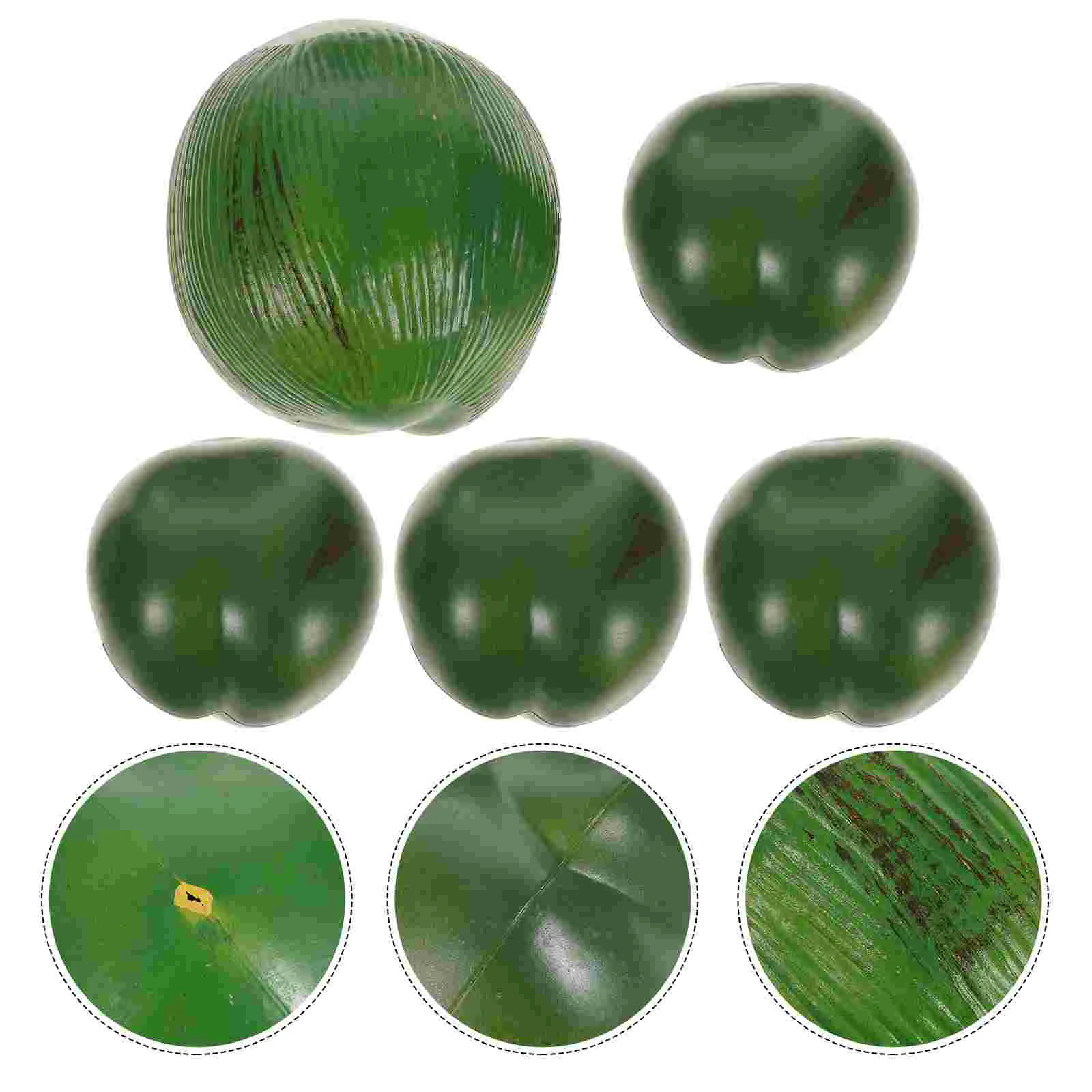 

Fake Vegetables Hanging Coconuts Pendants Hawaiian Party Artificial Decor Decorations