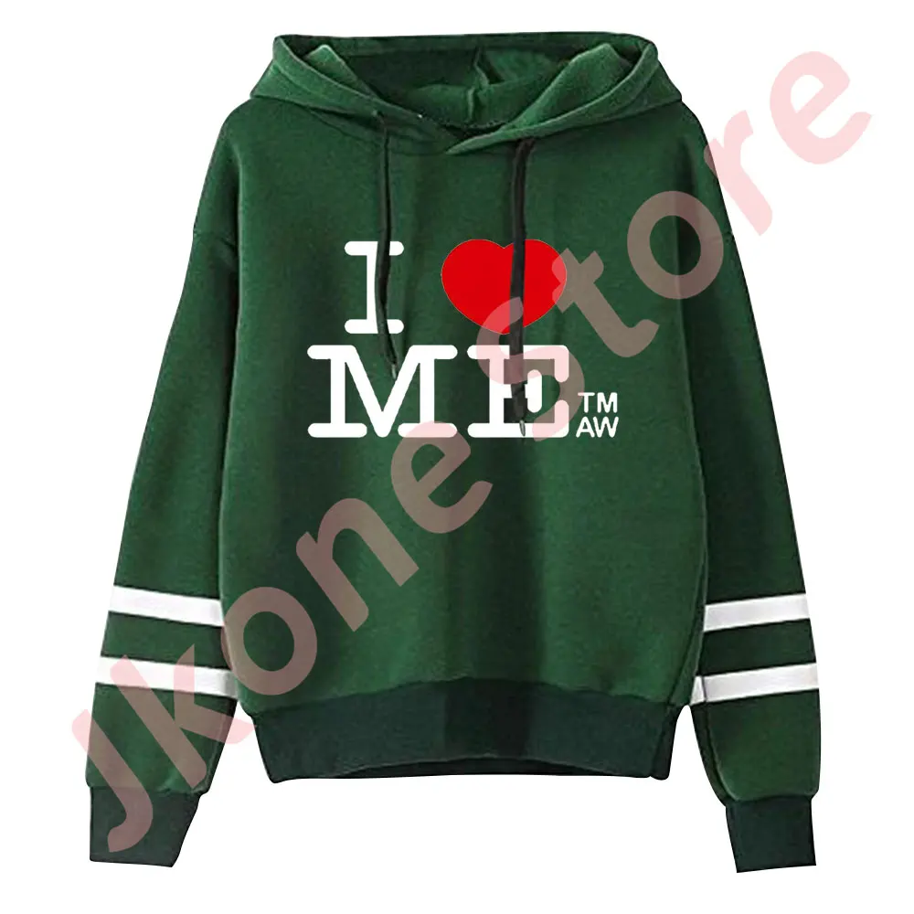 Tate McRae I Love Me Logo Merch пуловеры с капюшоном без карманов рукавами параллельными