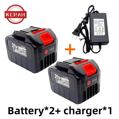 Литиевая батарея KEPAH 21V 9000 мАч для шуруповерта