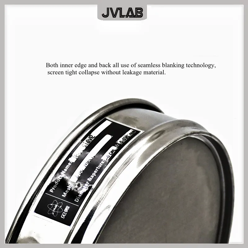 Семейное лабораторное сито для контроля образца стандартное из нержавеющей