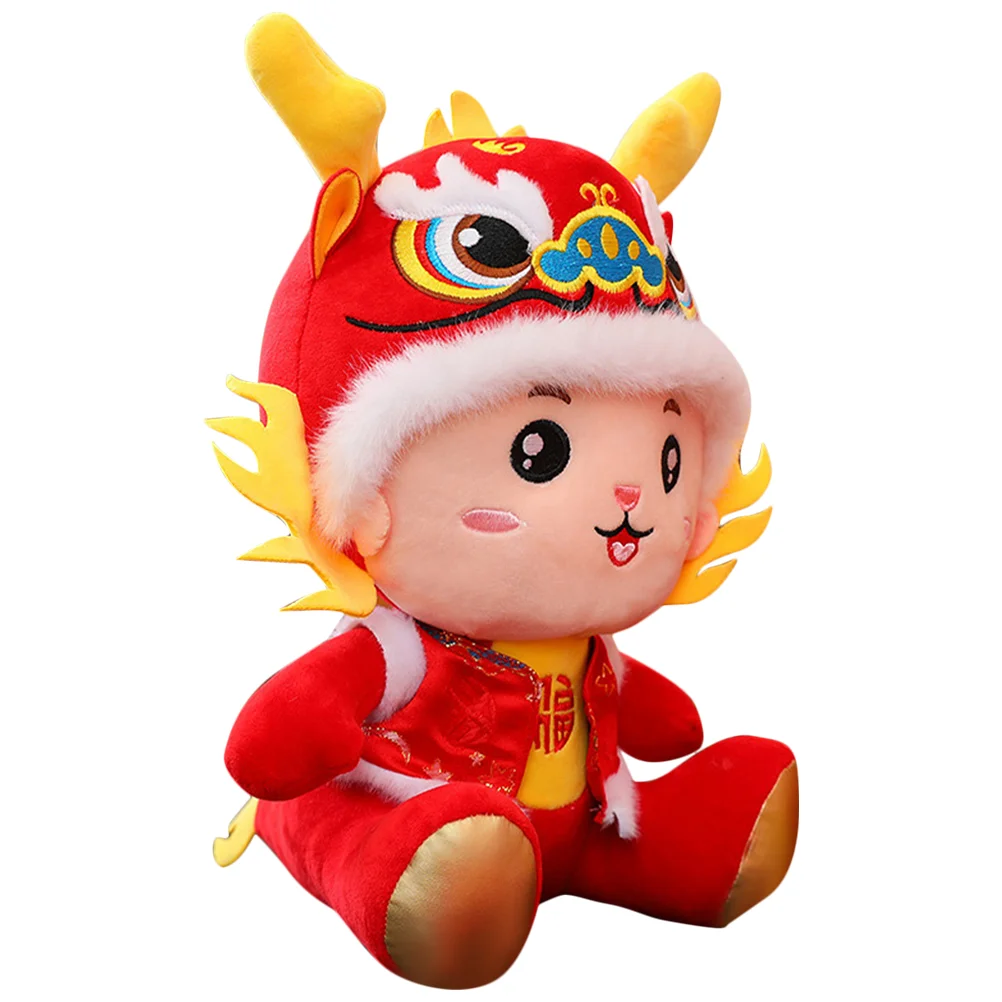 

Interior Decoration Home Sofa Toy Plush Dragon Decorative Stuffed Toys Tang Suit