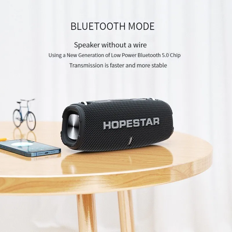 Мощные портативные Bluetooth-колонки HOPESTAR H50 мощная колонка беспроводной сабвуфер