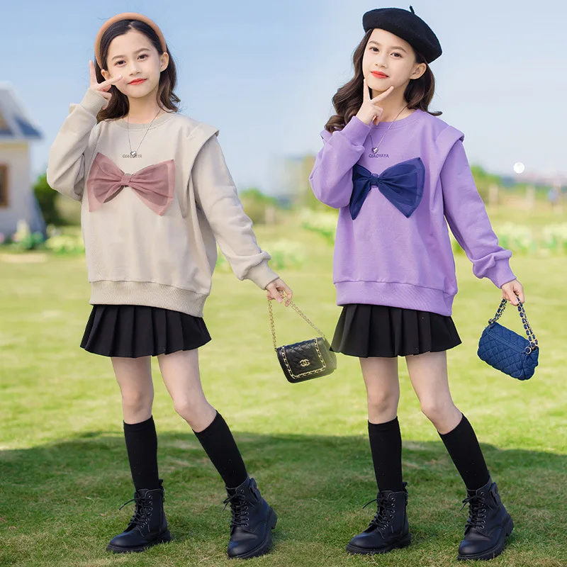 

2022 New Kids Korean style girls shirt bur6990
