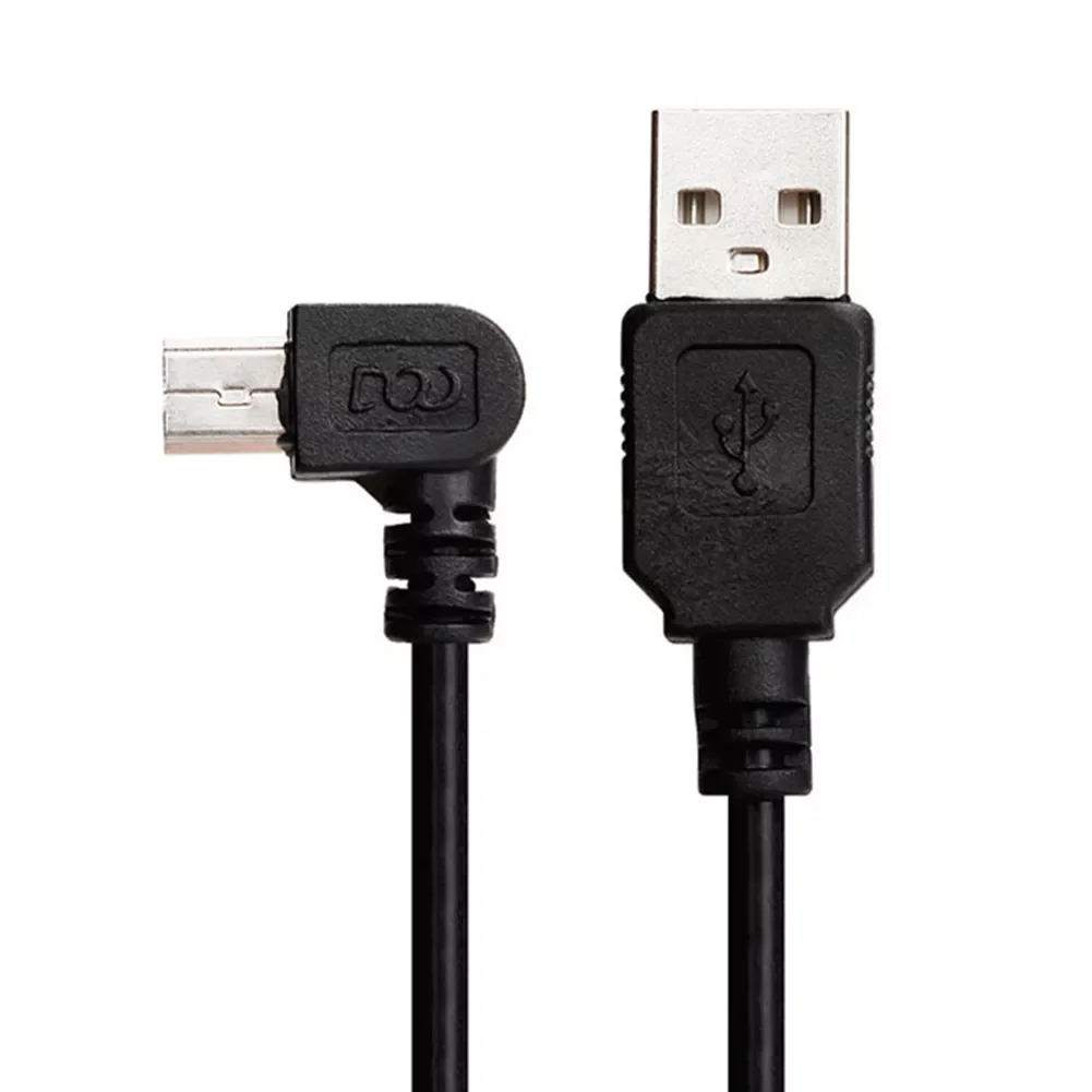 

Right Angle L Shaped Portable Driving Recorder Mini 5Pin USB Car Supplies Charging Cable 3.5m GPS Navigator Transfer Power Plug