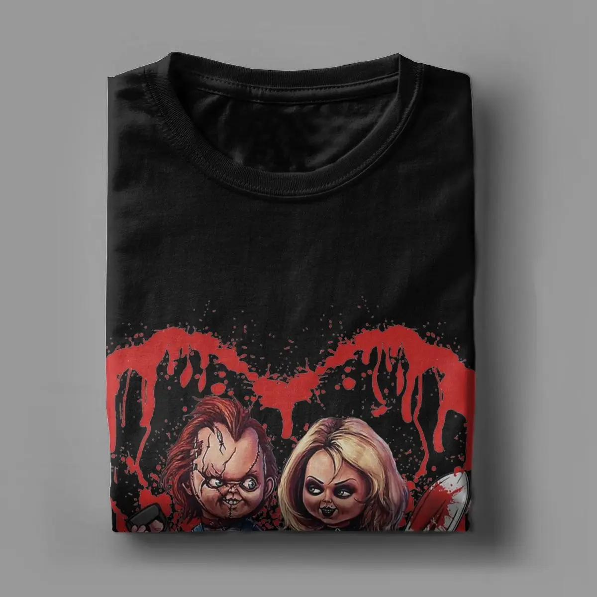 Мужская хлопковая футболка с коротким рукавом и круглым вырезом