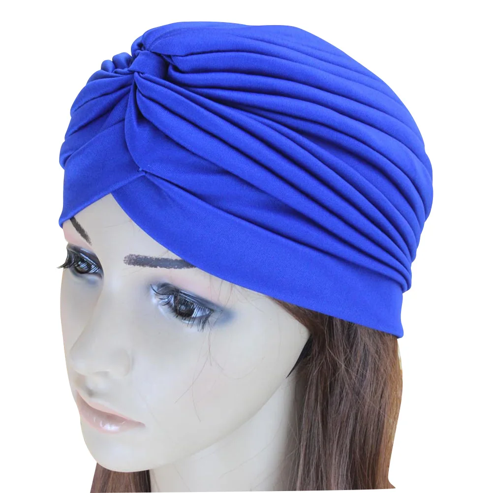 

Swimming Cap Elastic Nylon Turban Breathable Pool Bathing Hats Indian Turban Head Scarf Yoga For Women Outdoor Sports Yoga