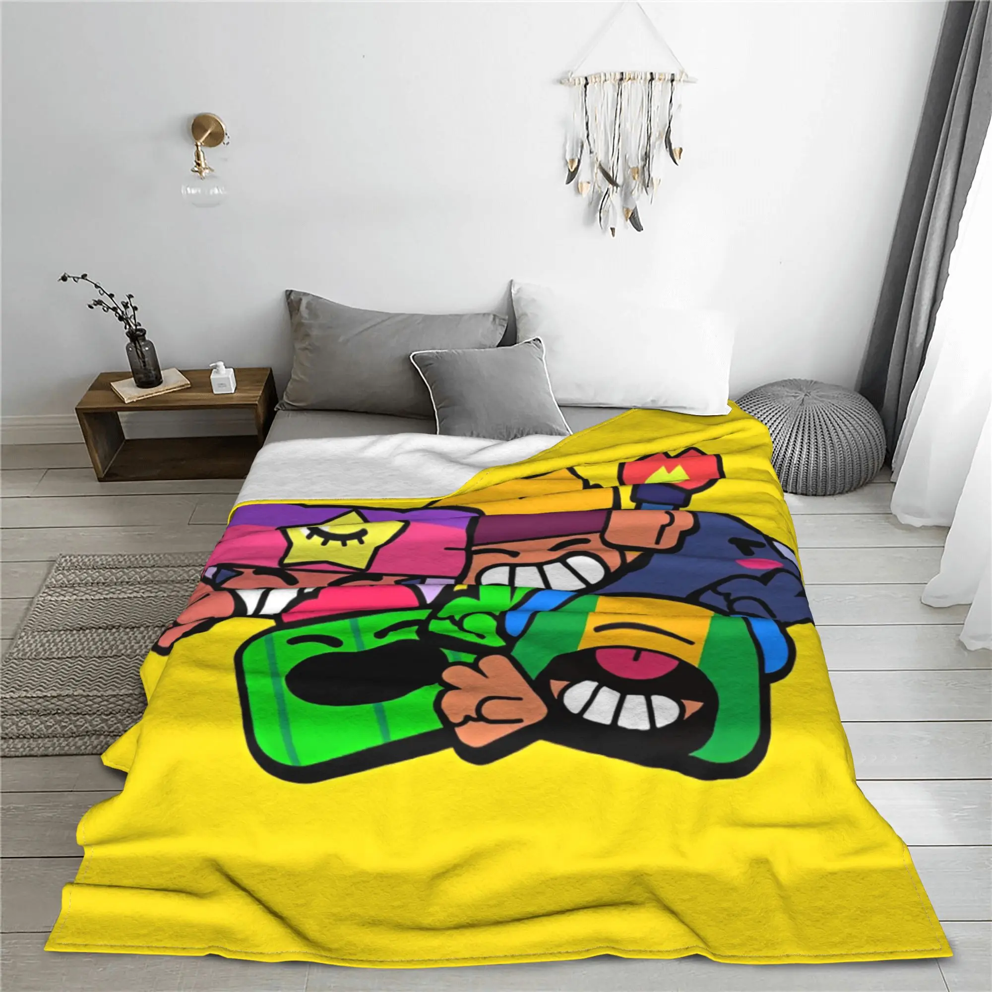 Одеяло Brawll Emz Spike Squeak игровое фланелевое одеяло с героями мультфильмов украшение