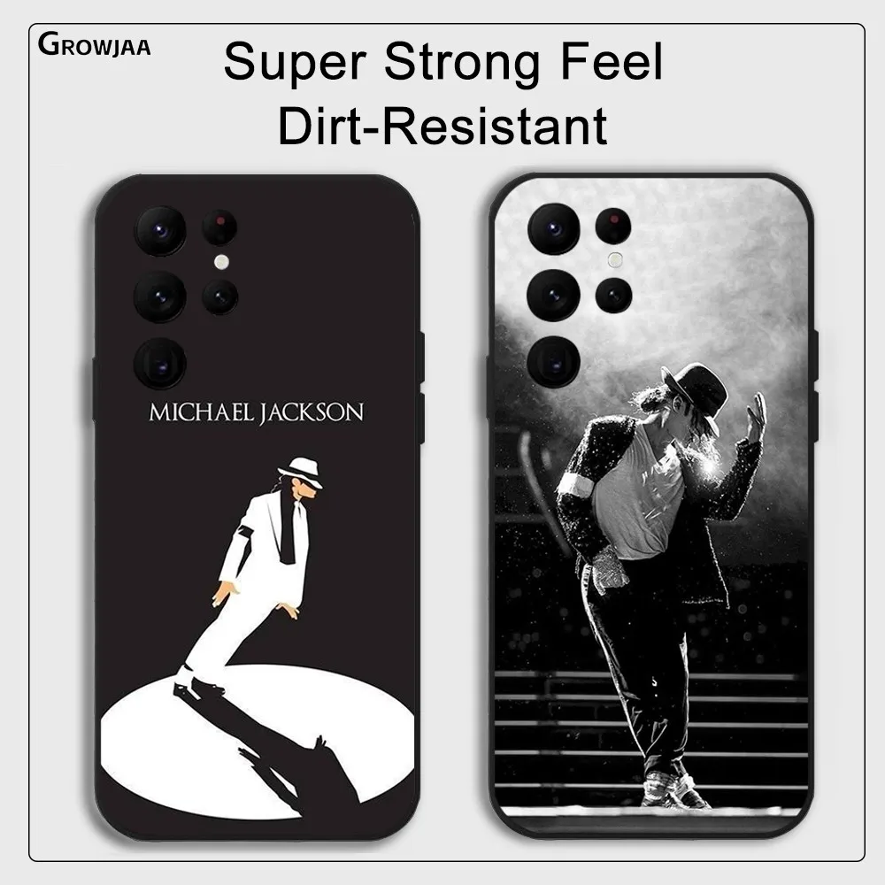 Michael Jackson Legendary Singer Phone Case for Samsung Galaxy S24 Ultra S22 S23 S21 S20 5G Protective Silicone TPU Funda
