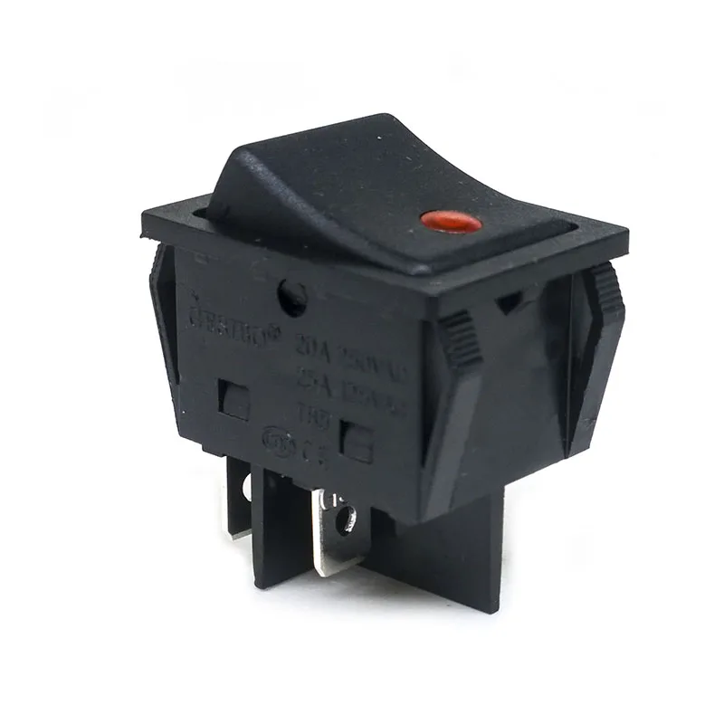 

Рукоятка лампы 31*25 мм, 4-контактный DPST, защелкивающаяся, положение ВКЛ./ВЫКЛ., клапан лодки, переключатель 20A, 250 В, медные ножки