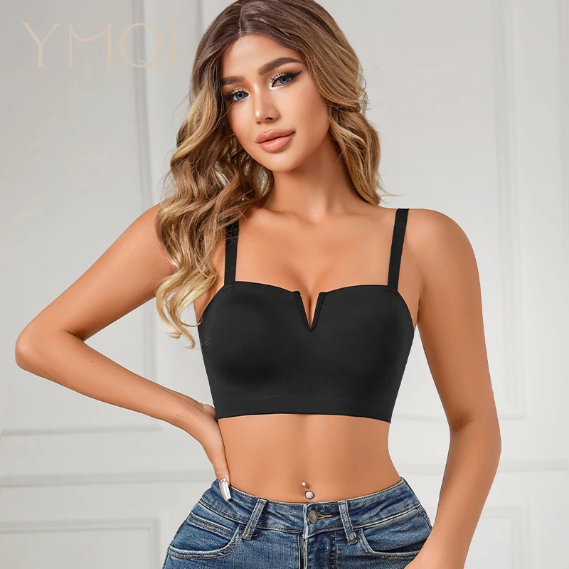 Бесшовный Беспроводной Спортивный Бюстгальтер Для Молодых Женщин Дизайн С