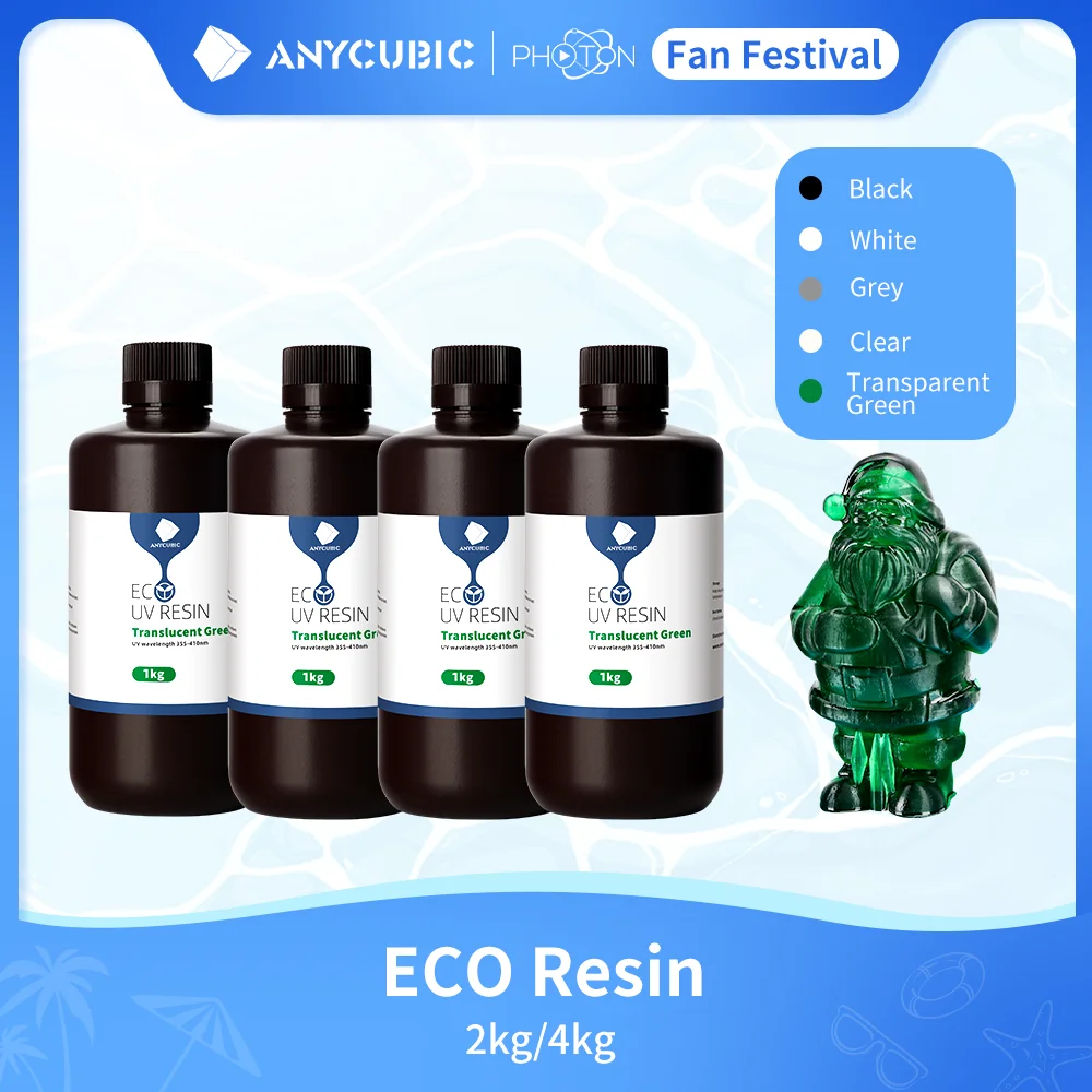 Best AnyBicycubic Rein PlantsベースのUVプリンター,LCDフォトンプリント素材,超低臭,高精度,2 4 kg