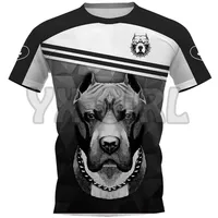 2022 Summer Pitbull Save A Pit Bull Euthanize A Dog Fichter  3D All Over Printed T Shirts Funny Dog Tee Tops shirts Unisex