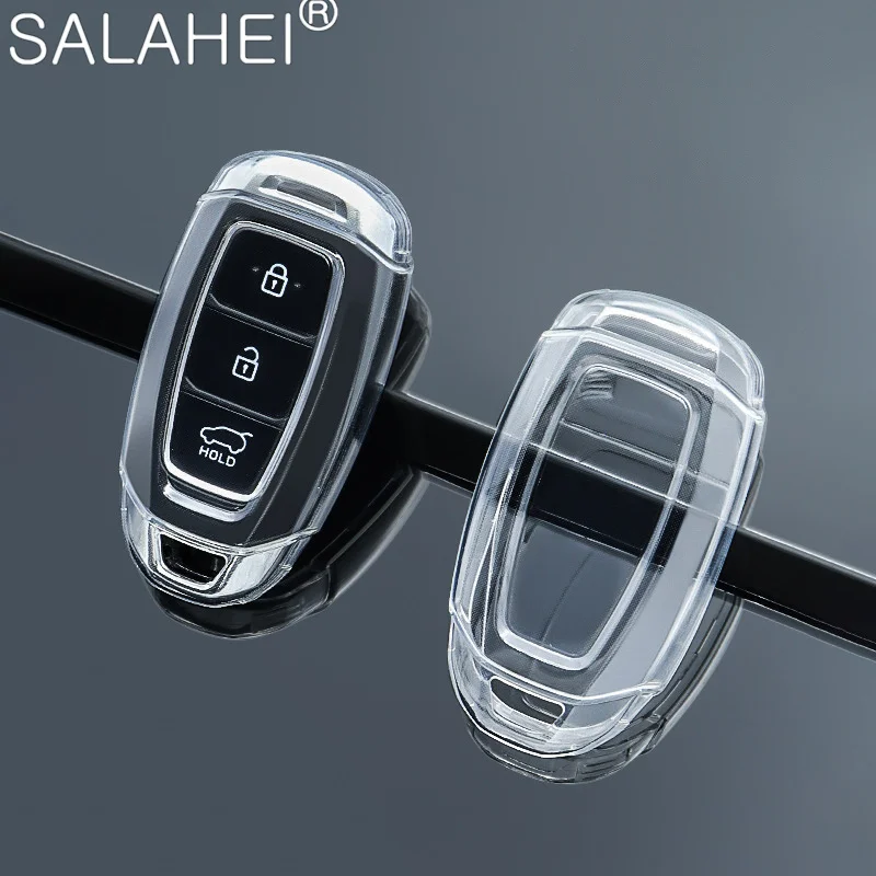 

Чехол для автомобильного ключа из ТПУ, чехол для Hyundai I30 Ix35 KONA Encino Solaris Azera greatig Accent Santa Fe Palisade, аксессуары