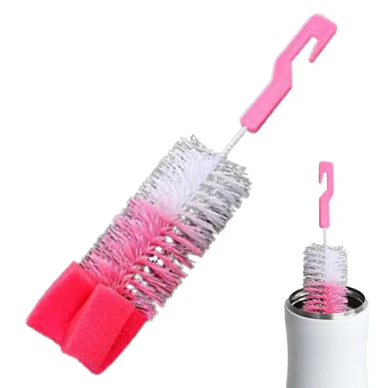 

Baby Nipple Milk Bottle Cup 360 Degree Sponge Cleaner + Pacifier Brush 360 Cleaning Tool Scrubber Cleaning Brush