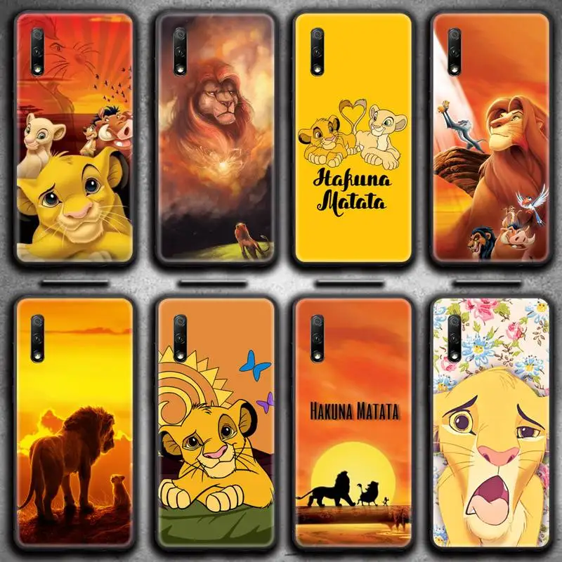 

Simba Lion King Phone Case for Huawei Honor 30 20 10 9 8 8x 8c v30 Lite view 7A pro