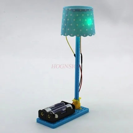 Абажур с отверстиями для физики, маленькая настольная лампа, технология делает небольшое изобретение, сделай сам, дети, сделай сам, сделай сам, простая сборка, игрушки