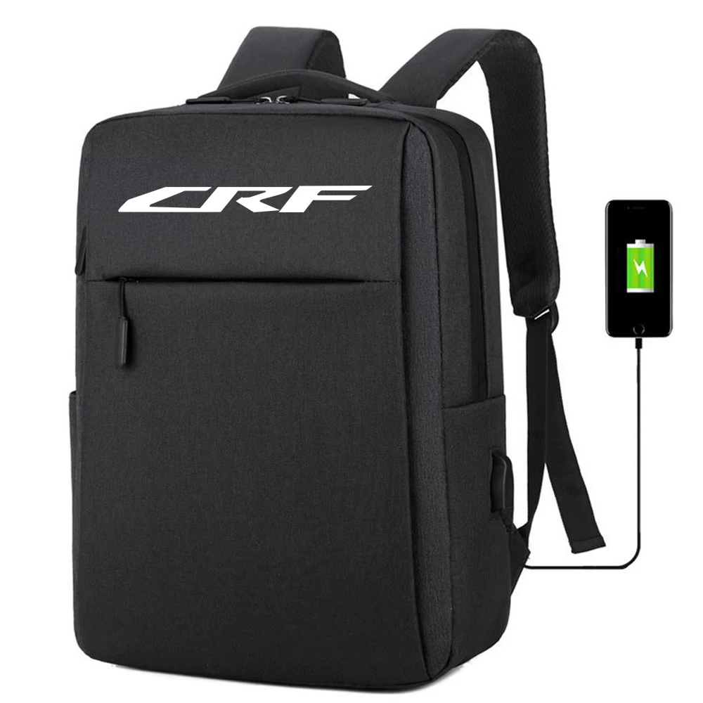 

FOR CRF450X CRF250F CRF125F CRF125FB CRF110F New Waterproof backpack with USB charging bag Men's business travel backpack