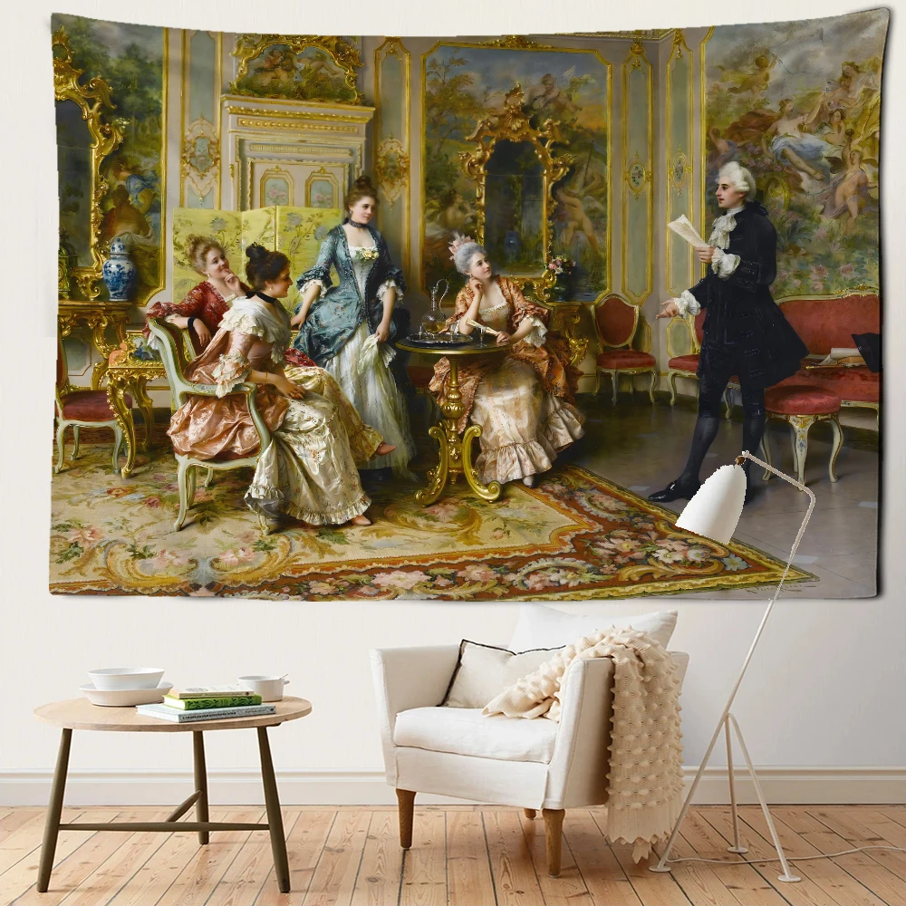 Гобелен в стиле ретро