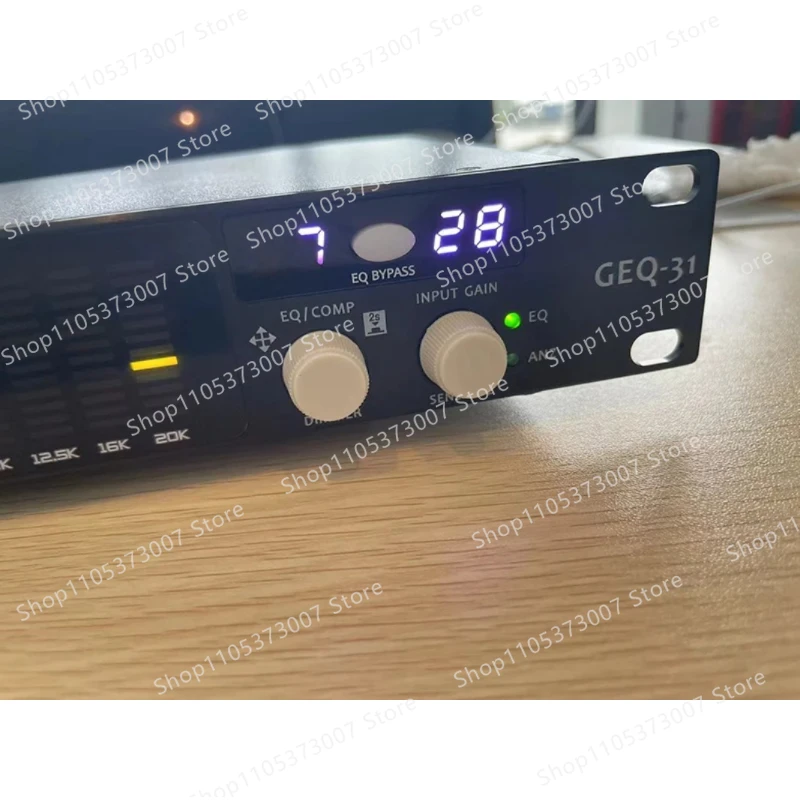 Цифровой мономодальный анализатор спектра GEQ-31 с LED-дисплеем, эквалайзером, индикатором аудиоспектра, индикатором уровня усилителя, VU-метр (art.: 3920d91b7cd7b) - 3920d91b7cd7b