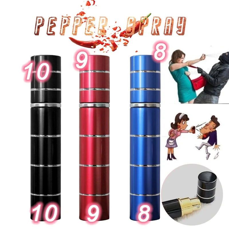 

Многоразовая новая помада-спрей для перца 20 мл, Женский спрей для самозащиты от волков