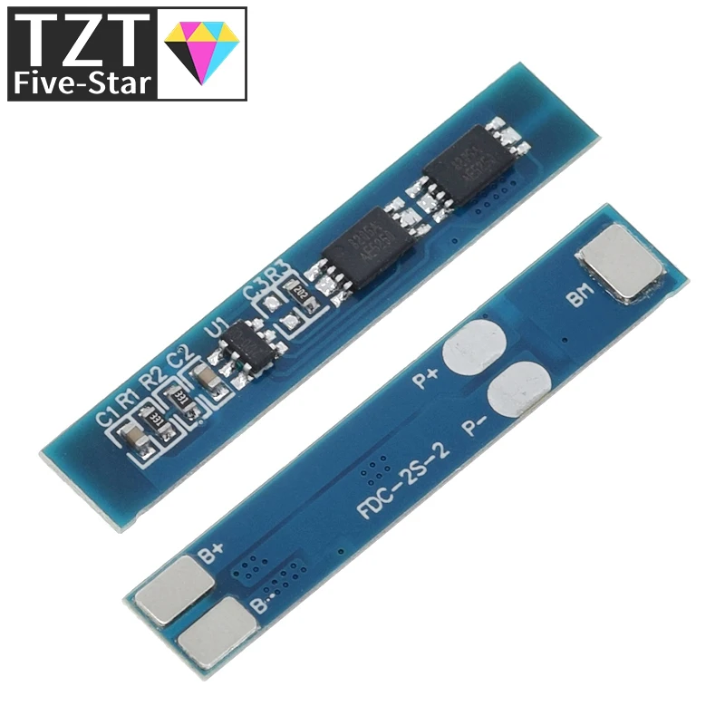 Защитная плата TZT 2S 3A для зарядки литий-ионных аккумуляторов 7 4 В 8 в 18650