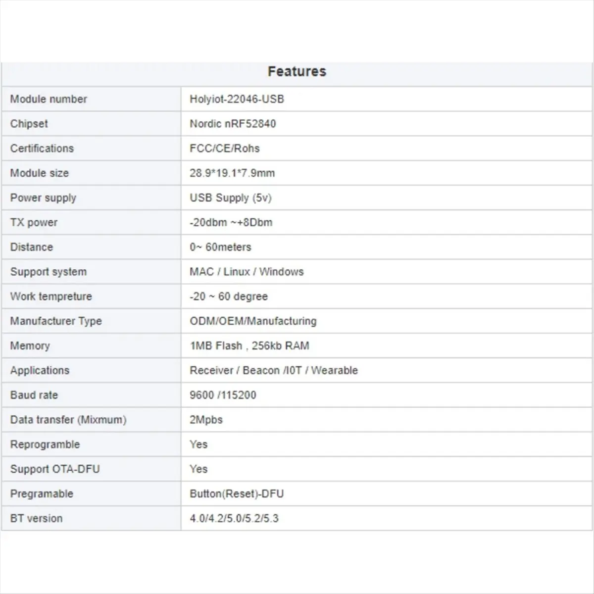 Фото USB-адаптер popop NRF52840 Bluetooth 5.3 для модуля разработки Bluetooth Eval и модулей автоматизации №2