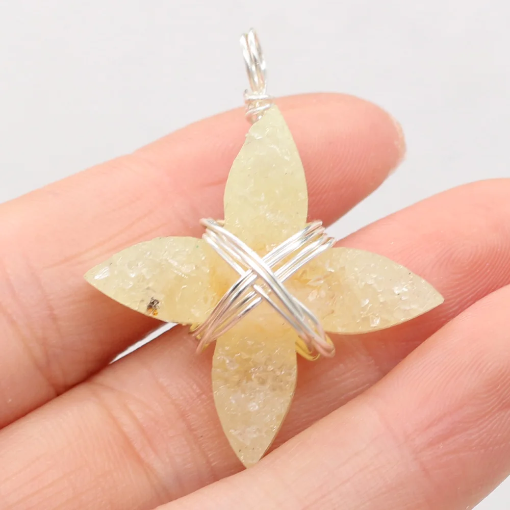 Оптовая продажа подвеска из натурального полудрагоценного камня с раной топазом