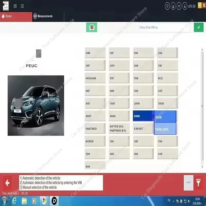 Фото Новейший диагностический сканер Diagbox V9.91 (2026 г.) с полным комплектом адаптеров, программатор ЭБУ Lexia3 PP2000 для автомобильной диагностики №3
