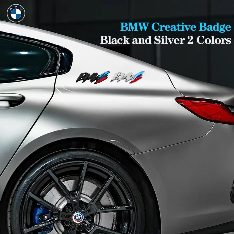 BMW 3D металлические наклейки на кузов автомобиля наклейка багажник серии i3 i4 G07 G06