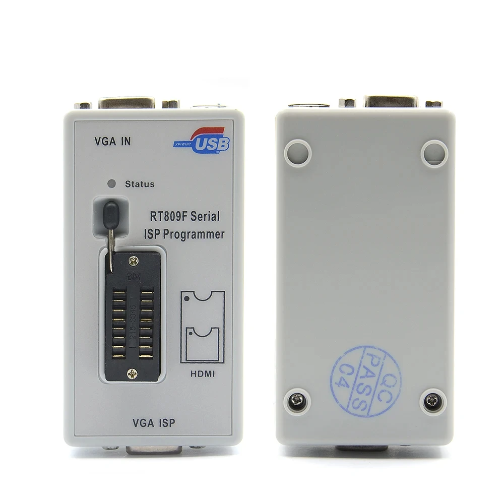Программатор RT809F ISP с 12 адаптерами RT809 ЖК-USB-чип Eeprom 24 25 93 серия IC полными