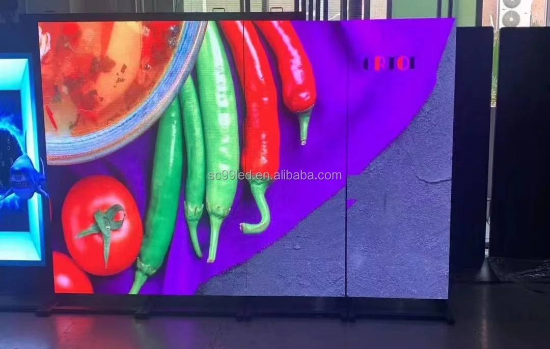 Jode Крытый Открытый Ультратонкий P1.5 Портативный Smart Wi-Fi Стенд Светодиодный Экран